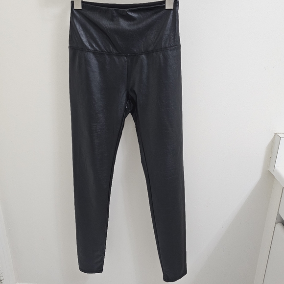 Lysse Faux Leather leggings Black, pleather size XS - Picture 6 of 7